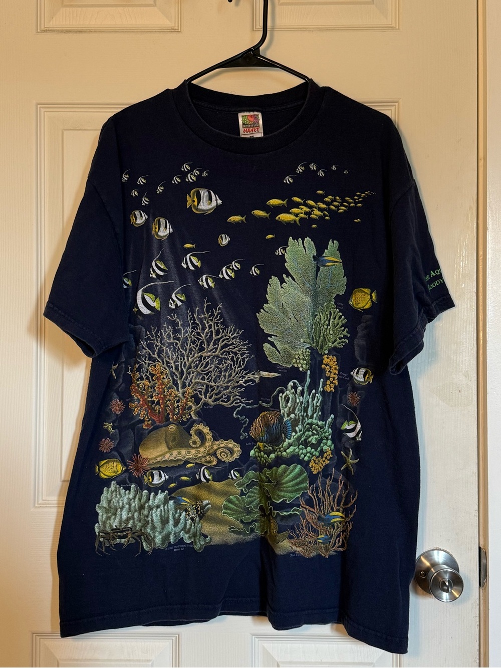 Vintage 90’s Aquarium at Moody Gardens T-Shirt Size XL